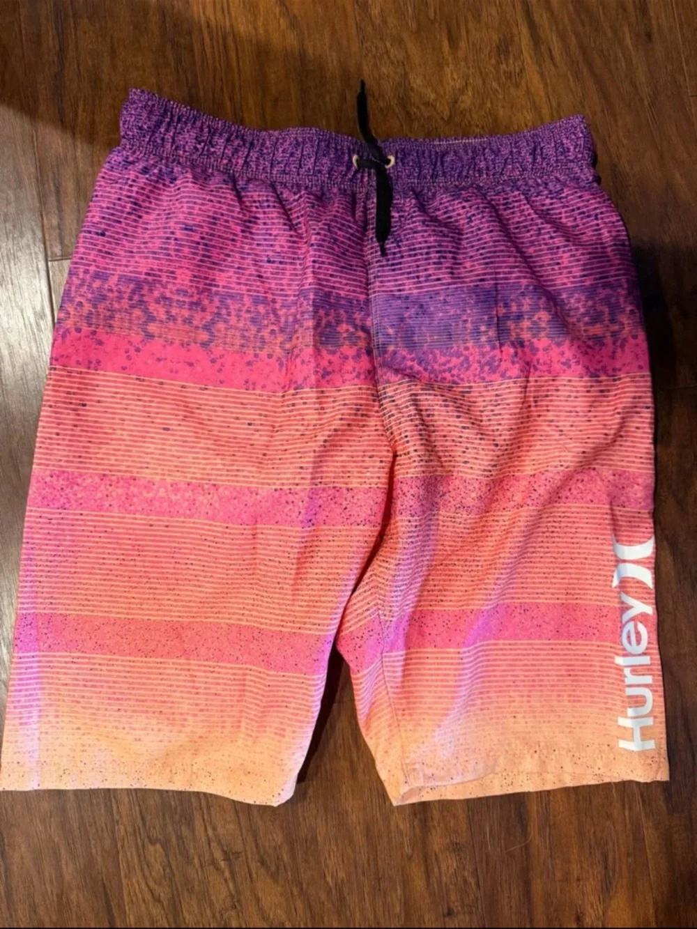 Hurley Pink Purple Orange Fade Board Shorts